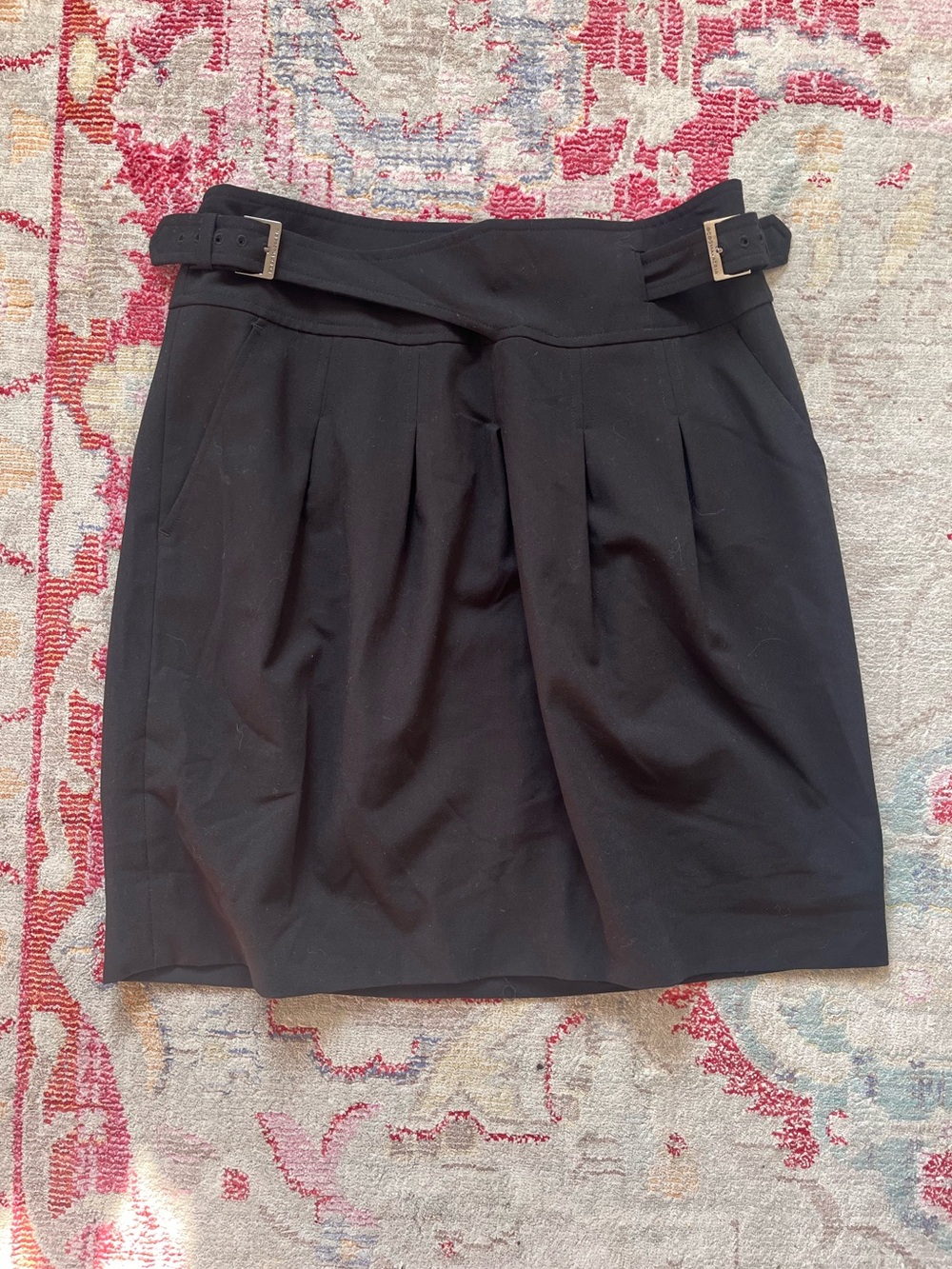 BCBGMaxazria double buckle skirt